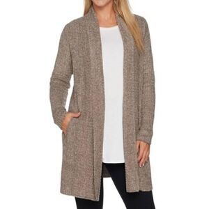 Barefoot Dreams- CozyChic Lite Montecito Cardigan, Size S/M